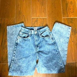 BDG Urban Outfitters Bleach Wash High Rise Baggy Denim Jeans